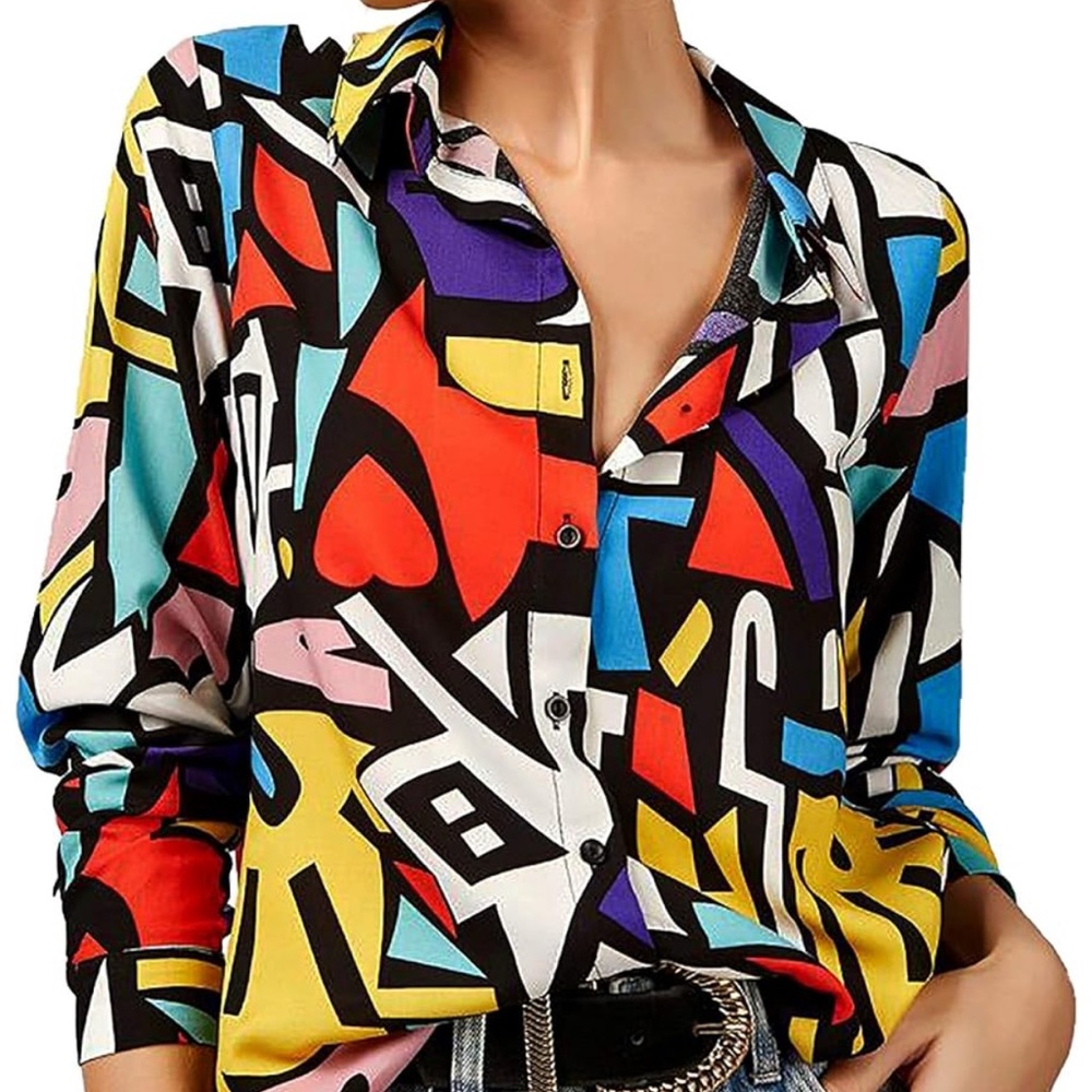 Long Sleeve Button Down Shirt Large